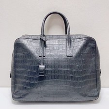 YSL Briefcase Sac de Jour black croc-embossed...