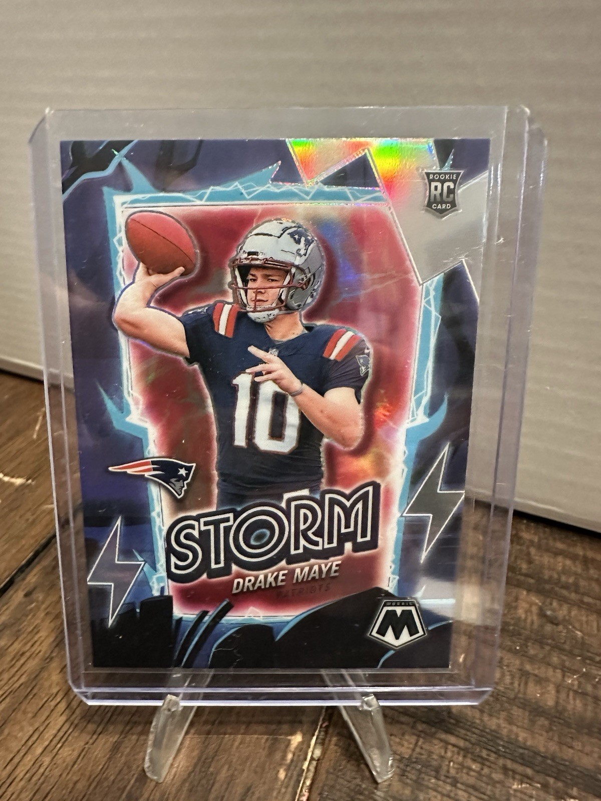 2024 Panini Mosaic - Storm Drake Maye #3 Silver Prizm (RC)