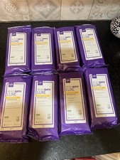 Medline ReadyBath LUXE Unscented Adult Bath Wipes, 64 Wipes 8 Wipes x 8 Packs 