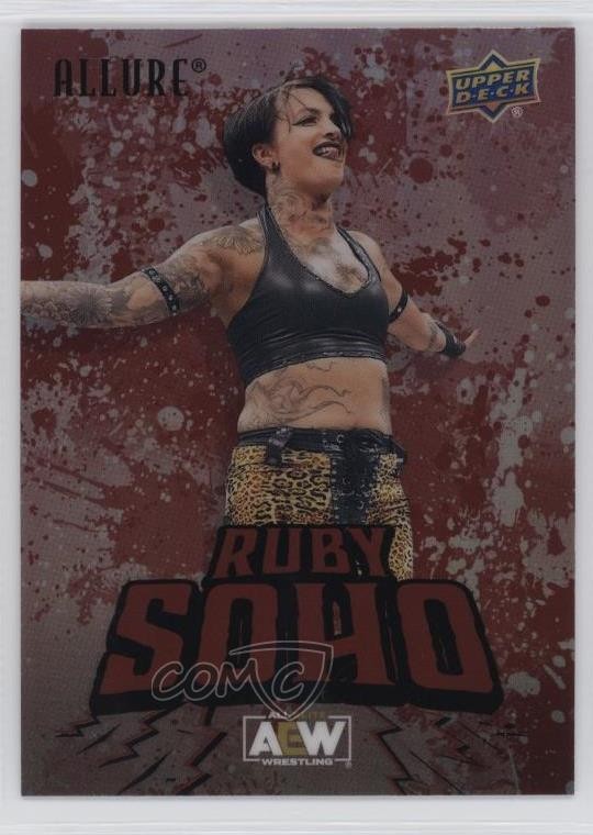 2024 Upper Deck Allure AEW Crimson Ruby Soho #71 09q5