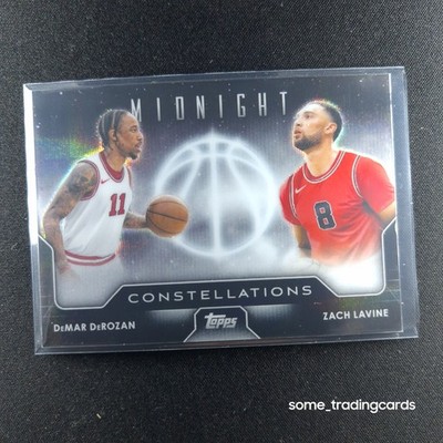 Topps DEMAR DEROZAN, ZACH LAVINE Moon Beam Constellations Dual 2023/24 NBA Midni