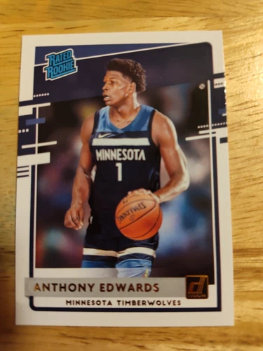 2020-21 Panini Donruss Rated Rookie #201 Anthony Edwards RC