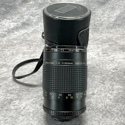 Spiratone 1:8 F=500mm Mirror Lens - Mintel - Pluracoat - Japan - Hard Case