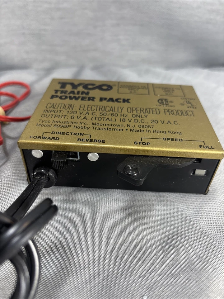 Lote De 2 Transformadores De Colección Tyco HO Train Power Pack Modelo (1)899BP (1)899B Foto 4 de 4