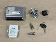 99-02 BMW Z3 Roadster 2.8L 2.5L Ignition Key ECU DME EWS 3 Door Lock Manual Set