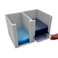 CardCare Lite, TCG Sleeve & Toploader Storage Caddy, Gravity Feed Dispenser Box