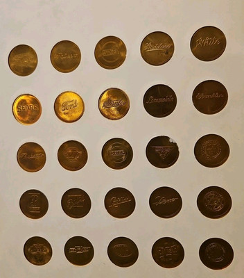 The Franklin Mint Antique Car Coin Collection - Series 1 - Bronze