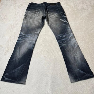 Tornado Mart スリムフィットデニム archive y2k 00s TORNADO MART 00s Y2K Bell Bottom Denim Archive Men's Size L Ships