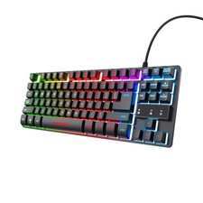 Image of Trust Gaming TKL Keyboard with UK Layout GXT 833 Thado Compact Tenkeyless Design