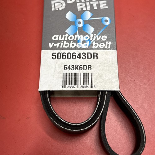 Drive Rite Dayco Serpentine Belt 4060640 K060642 6PK1630 5060643 4060642 - Picture 2 of 4