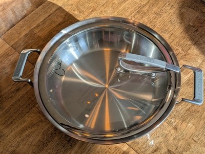 CookCraft by Candace | 12'' Tri-Ply Bonded Stainless Steel Aluminum Casserole Pan