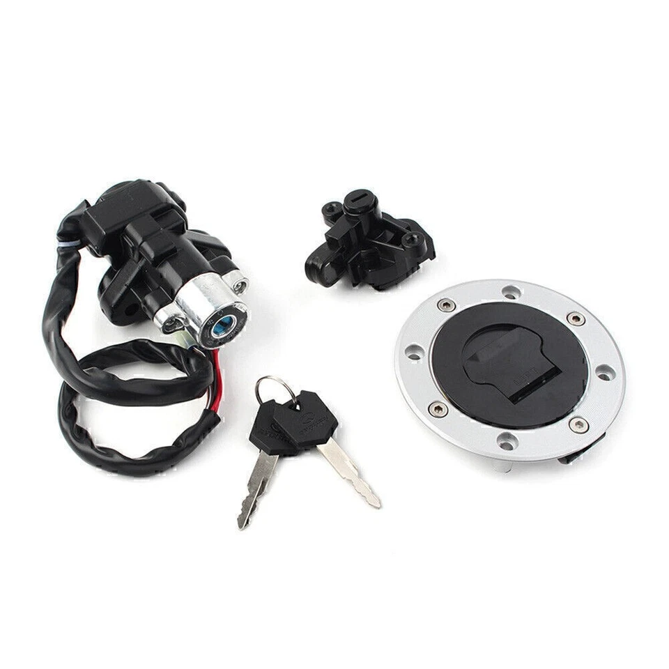 Interruptor de encendido tapa de gas combustible juego de bloqueo de casco para Suzuki GSF600 Bandit 1995-2004 Foto 3 de 4