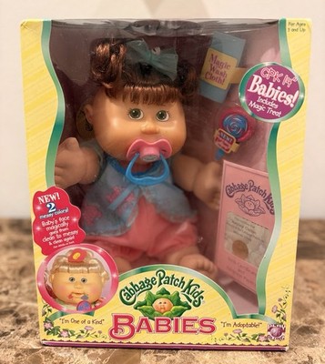 Cabbage Patch Kids Babies Doll CPK 14  Magic Wash NIB Vintage Toy