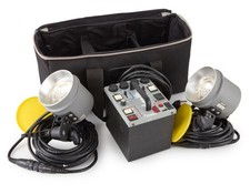 NICE Dynalite M1000X Photography Studio Lighting Kit with case TESTED