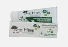 Fresh Mouth Tree Herb Herbal Toothpaste Thai Natural Breath 80g. x 4 Tubes