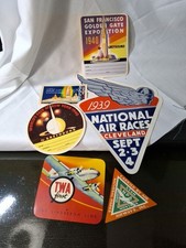 Luggage Stickers Miscellaneous Expositions Lot Of 6
