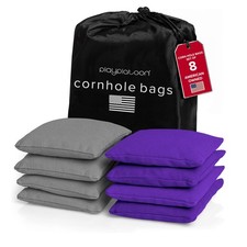 Weather Resistant Cornhole Bean Bags Set of 8 - Regulation Size  Weight - 4 Pur