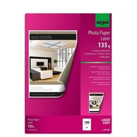 Sigel Foto-Papier, Din A4, 135 G/Qm, 2-Seitig Glossy
