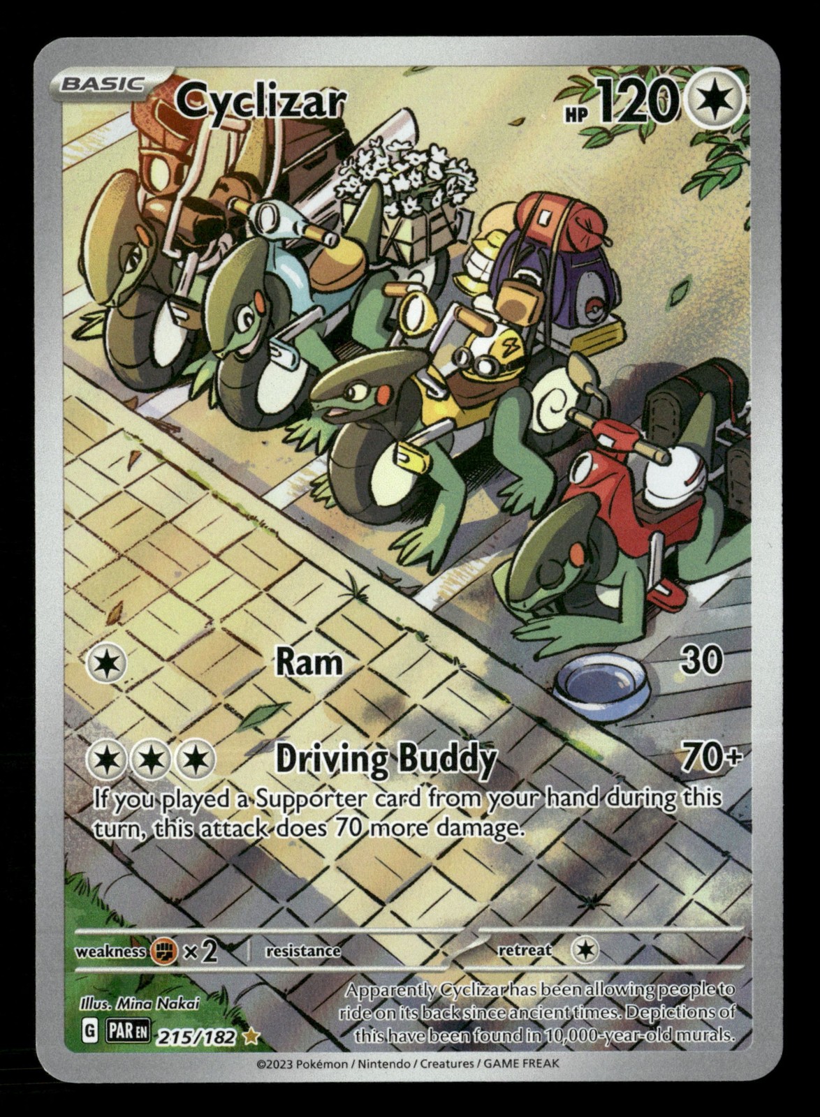 Cyclizar - 215/182 - Illustration Rare - Paradox Rift - Pokemon Card - NM/M