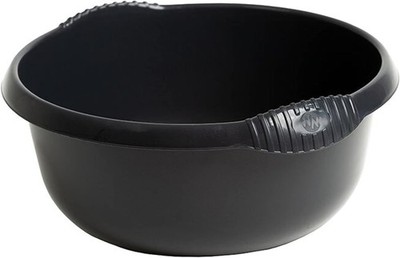 Casa Midnight schwarze robuste Küchen-Abwaschschüssel aus Kunststoff - 28 cm