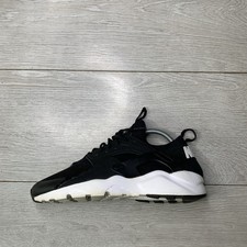 Nike Air Huarache Run Ultra Low GS 'Black White' Trainers Size 5.5 EU 38.5 US 6Y