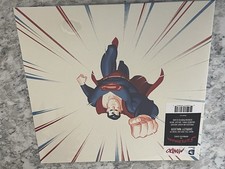 SUPERMAN - THE ANIMATED SERIES  MONDO RED COLOUR DIE CUT 7  vinyl