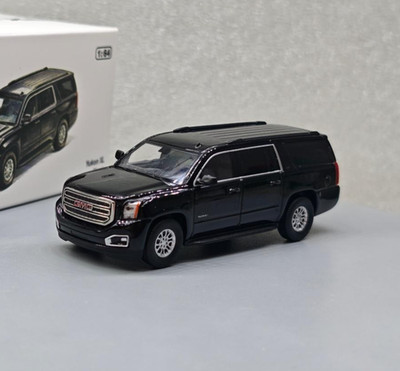 596 1/64 GMC Yukon XL #151 Black Diecast Car Model