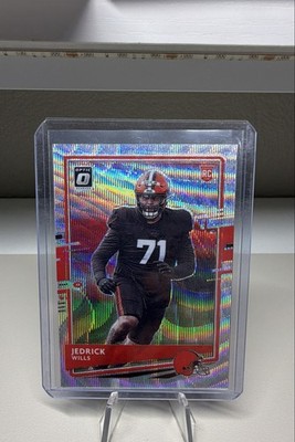 2020 Panini Donruss Optic - Rookies Jedrick Wills #119 Wave Prizm /199 (RC)