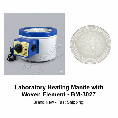 110v LABORTARY HEATING MANTLE WITH  FREE EXTRA COIL  500ML OF ROUND BOTTOM FLASK