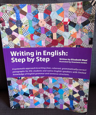 Writing in English: Step by Step UNUSED Grammar Sentence ESL Book Elizabeth Weal