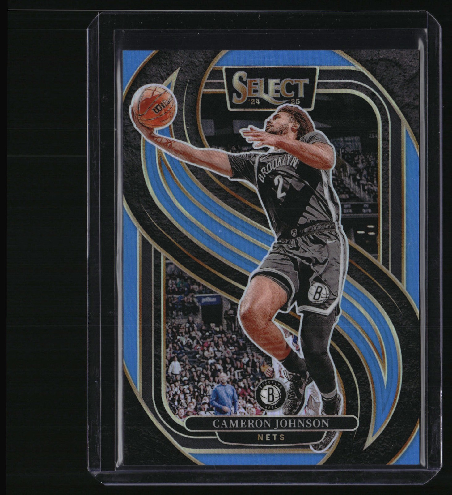 2024-25 Panini Select Cameron Johnson #121 Light Blue Prizm 220/299 Nets