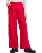 Art Class Red Wide Leg Trousers NWT Girls Size L 10/12 Pleated Front Red Pants