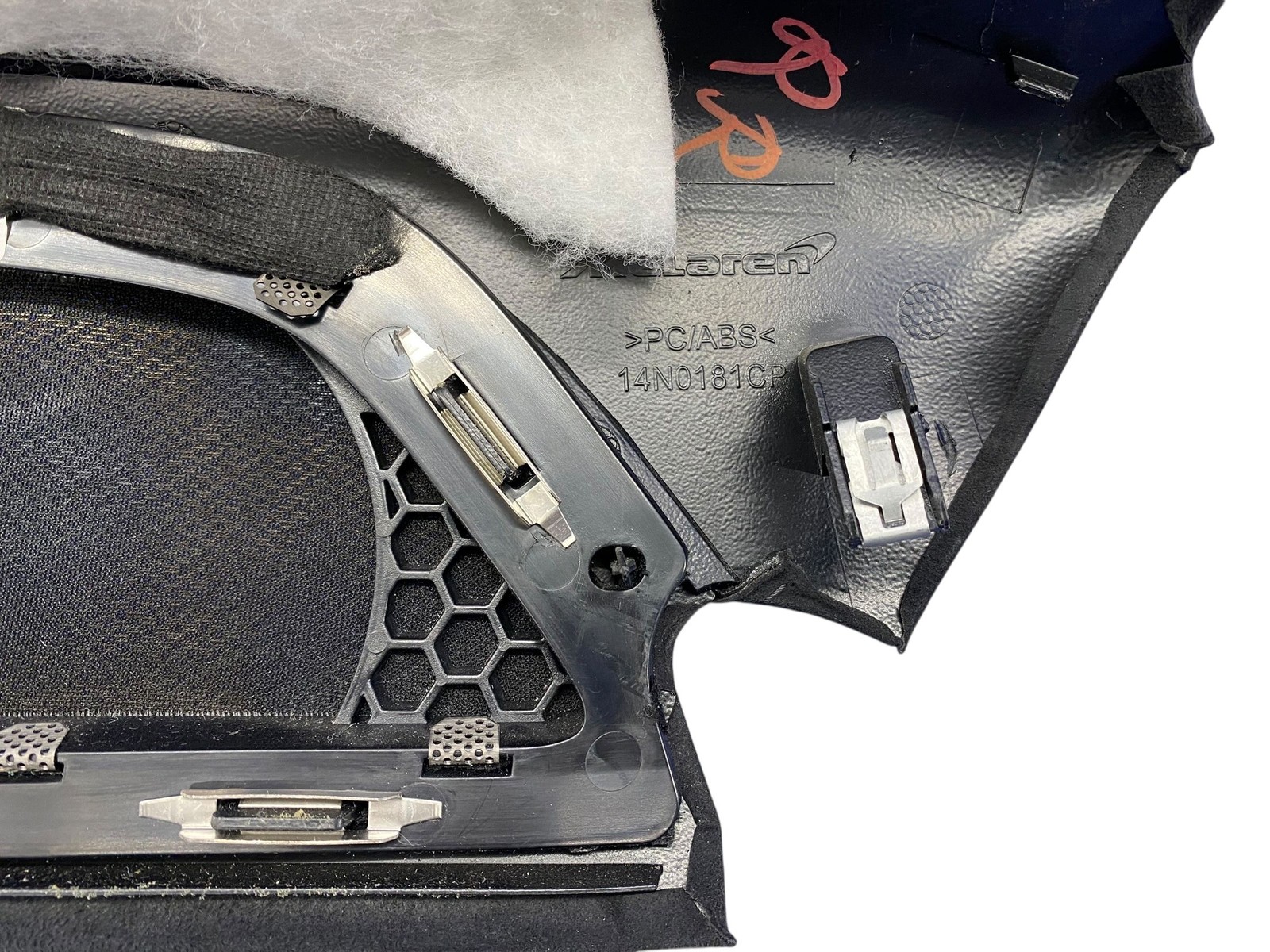 2018-2023 MCLAREN 720S REAR RIGHT INTERIOR QUARTER TRIM COVER PANEL 14NB493CP