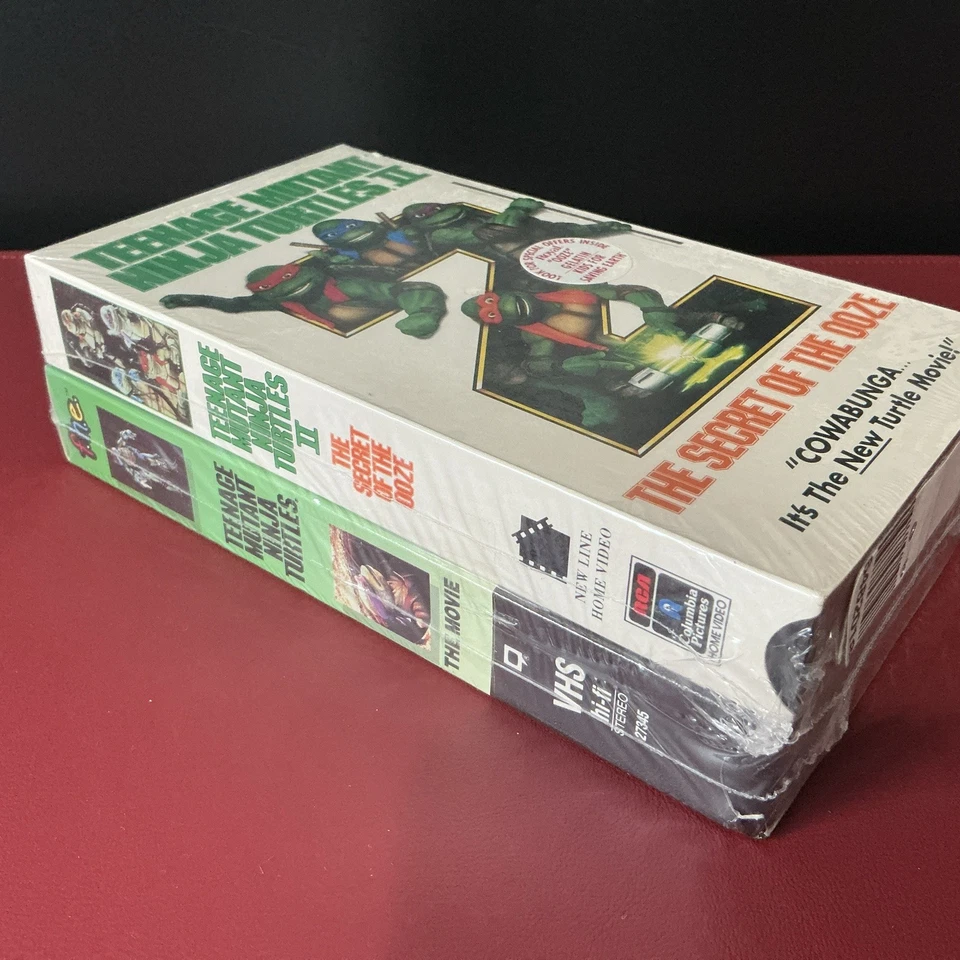 Teenage Mutant Ninja Turtles 1 & 2 Combo VHS SEALED! Extremely Rare!!! - Image 4 of 4