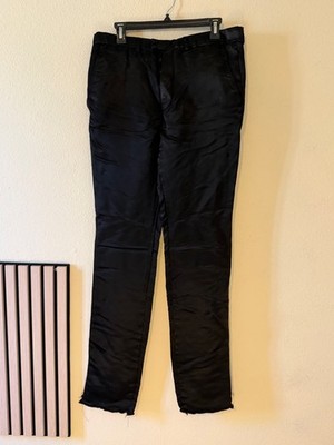 Raf Simons satin slim pants