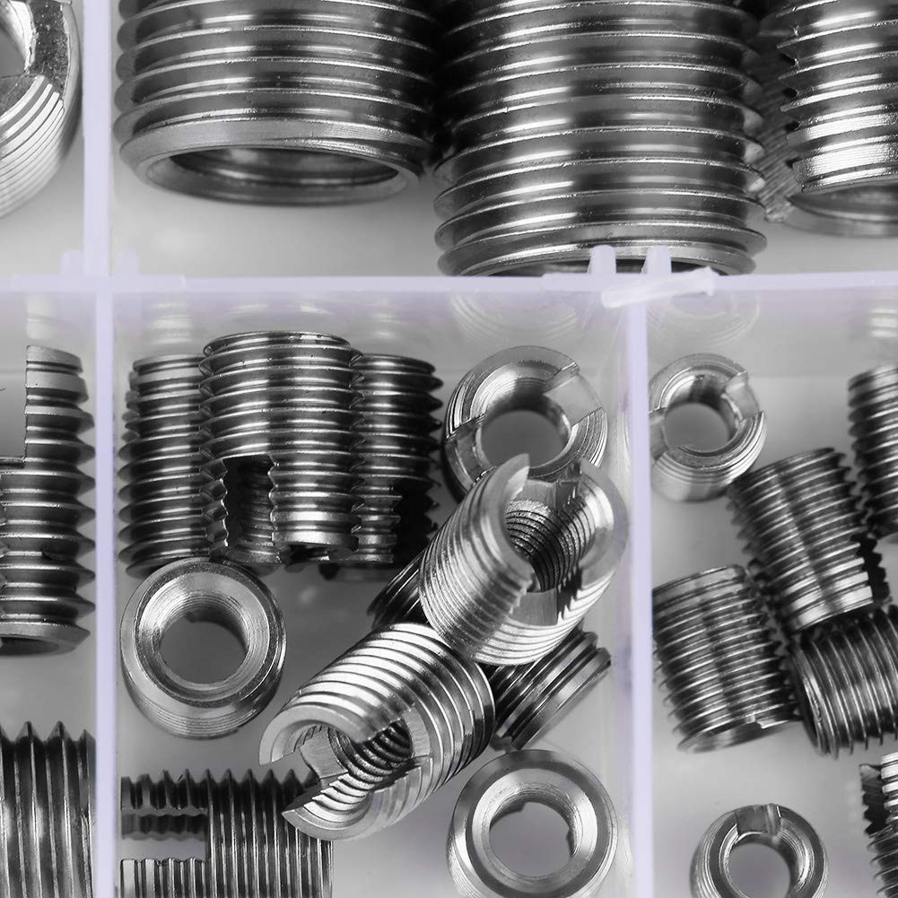 50Pc Self Tapping Thread Inserts Set M3 M4 M5 M6 M8 M10 Stainless