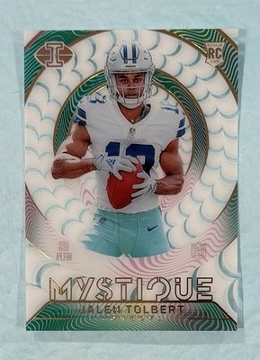 2022 Panini Illusions Mystique Jalen Tolbert #M-27 Green /10 (RC)