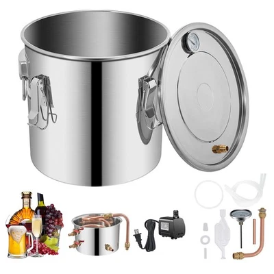 Uimoso Distillateur Alambic Chaudière 30L pour Eau et Spiritueux - Photo 1/4