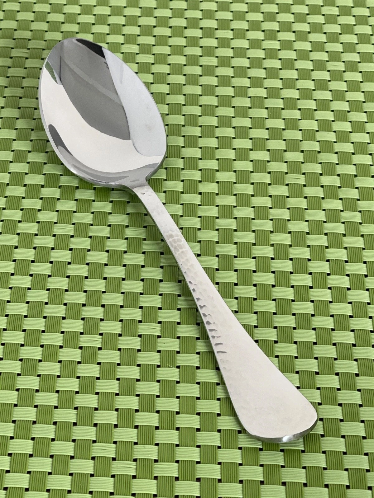 Reed & Barton OLDE ENGLISH HAMMERED Stainless Serving Spoon Select - 8 3/8"