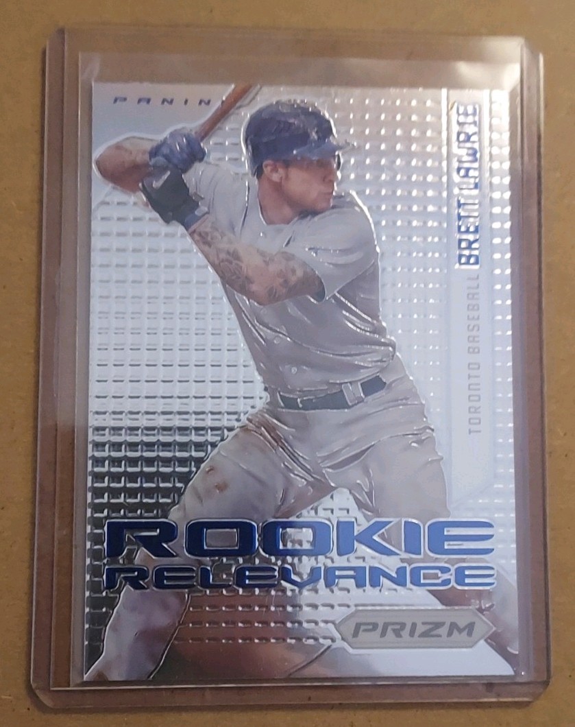 2012 PANINI PRIZM ROOKIE RELEVANCE BRETT LAWRIE #9 TORONTO BLUE JAYS