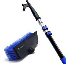 EVERSPROUT 5-to-13 Foot Boat Hook  Scrub Brush Kit 3-Stage 12 Feet with brush