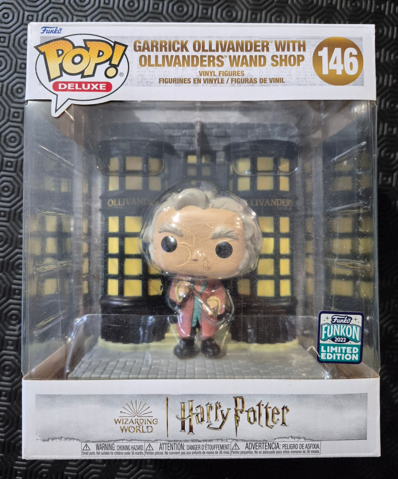Funko Pop, Garrick Ollivander, Diagon Alley, Funkon 2022, Harry Potter, Envío Y Devolución Gratuitos