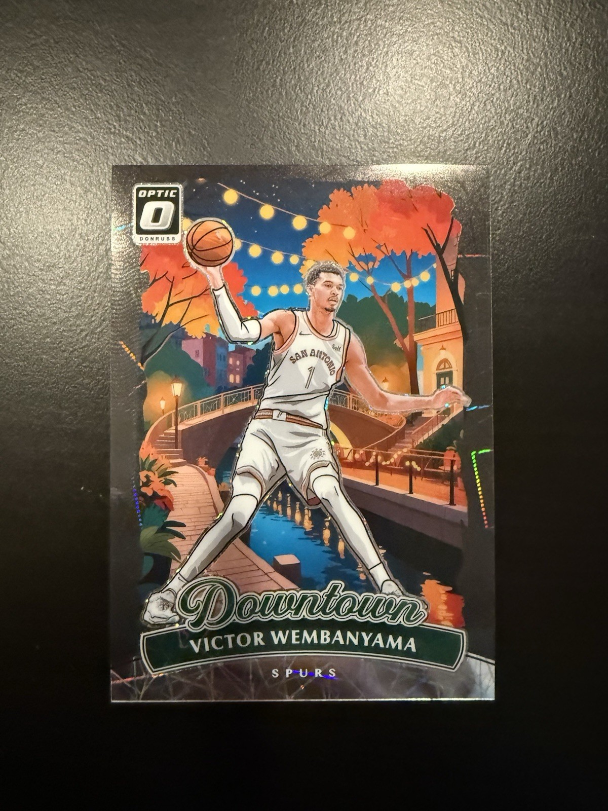 2024-25 Panini Donruss Optic Victor Wembanyama Downtown SSP Rookie RC #18