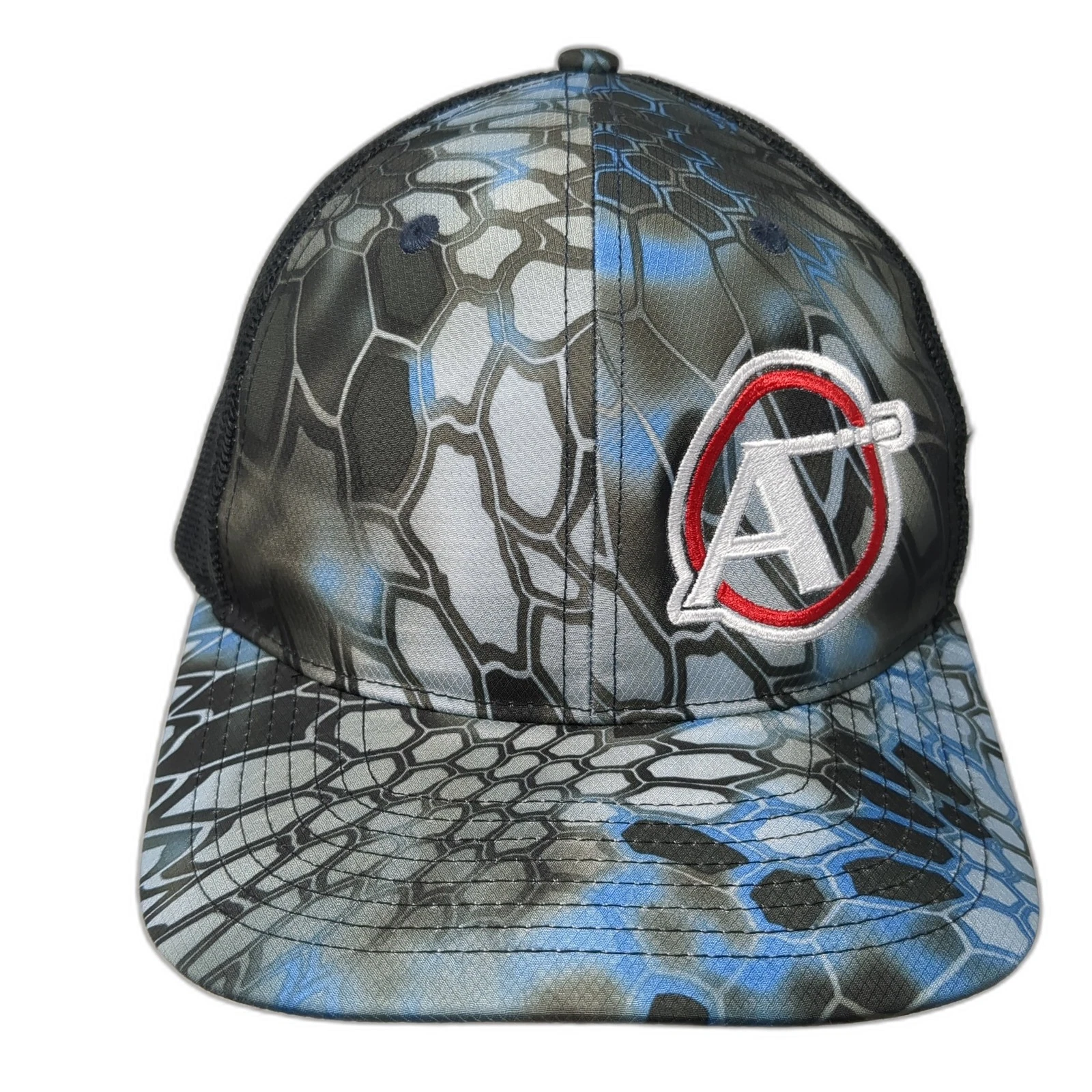 A Logo Snapback Trucker Hat Multi One Size Adjustable Embroidered Richardson