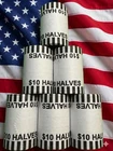 6, KENNEDY HALF DOLLAR ROLLS FROM BANK - NEVER OPENED - (120 coins) 🇺🇸