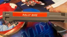 RALLY BIKE CIB WITH POSTER NES! NICE CONDITION! COMPLETE!!