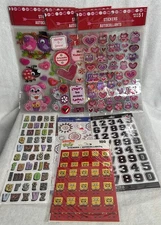 Lot Of 10 Stickers Arts And Crafts Scrapbooking New In Package NIP
