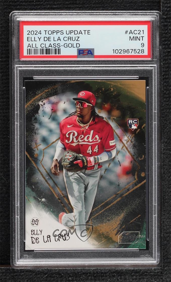 2024 Topps Update All Class Gold /75 Elly De La Cruz PSA 9 MINT Rookie RC 1cx5