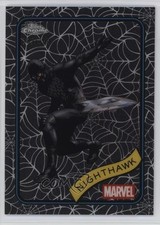 2025 Topps Chrome Marvel Comics Spider Web Refractor /399 Nighthawk #20 01sv