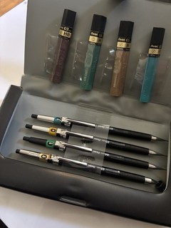 Vintage Pentel Mechanical Pencil Set Complete Designer System IV